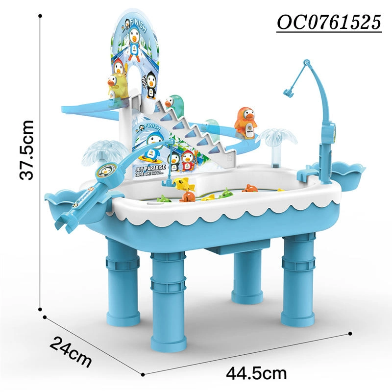 2-in-1 Ice Penguin Skiing & Fishing Game Toy - Image 4