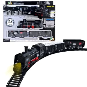 19 Pcs Rail King Classic Train Set