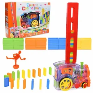 Electric Automatic Domino Train Toy