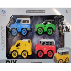 DIY Assembled Traffic Engineering Car Puzzle