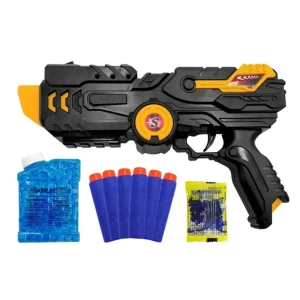 2-in-1 Tactical Blaster: Soft Darts & Gel Bead Fun